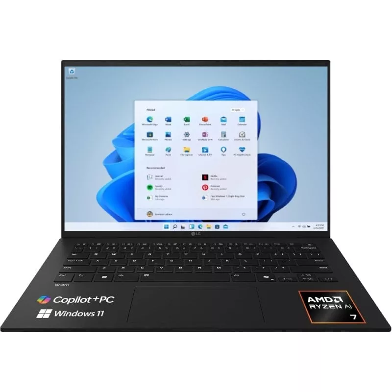 Portátil LG Gram 14Z95U-G.AU85BN Ryzen AI 7 450/ 32GB/ 512GB SSD/ 14’/ Win11