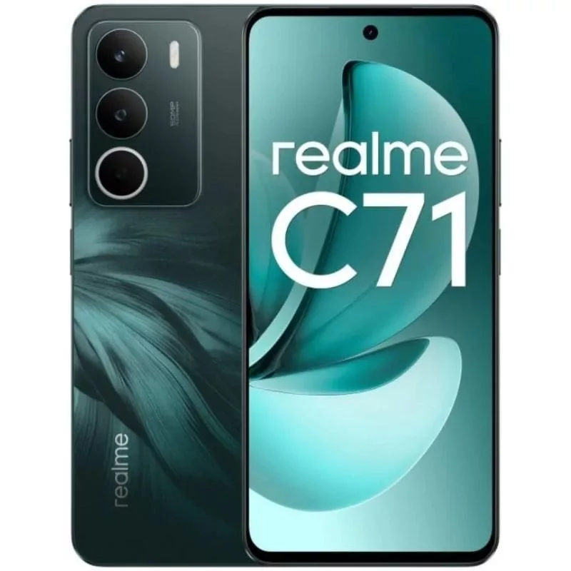 art_real-sp20c71204-25620gree_1.webp Smartphone Realme C71 4GB/ 256GB/ 6.67’/ Verde Oscuro – Image 1
