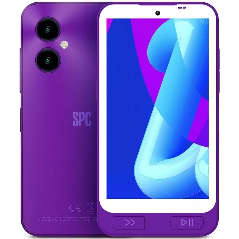 art_spc-sp20wuum20one204-6420pur_1.webp Smartphone SPC Wuum One 4GB/ 64GB/ 5’/ Púrpura – Image 1