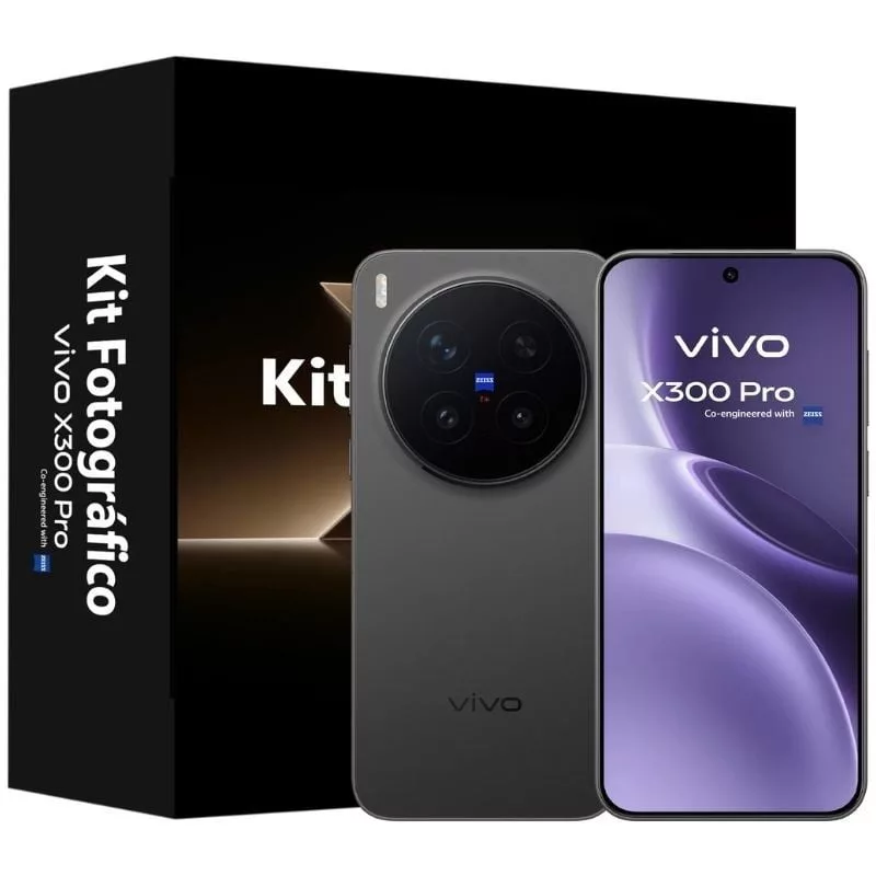 Smartphone Vivo X300 Pro 16GB/ 512GB/ 6.78’/ 5G/ Negro + Kit fotográfico Vivo X300 Pro