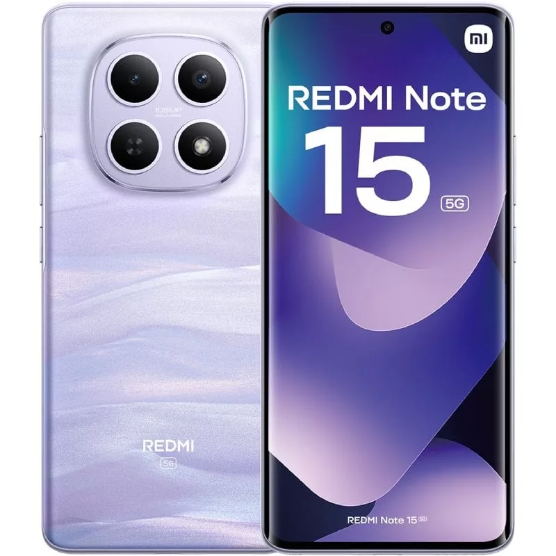 Smartphone Xiaomi Redmi Note 15 6GB/ 128GB/ 6.77’/ 5G/ Púrpura