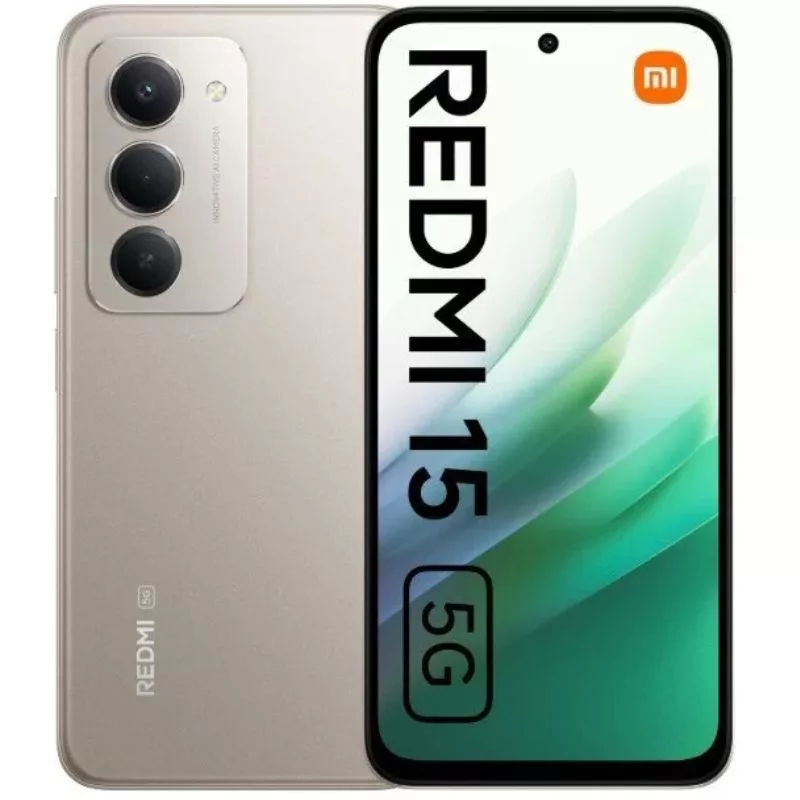 Smartphone Xiaomi Redmi 15 4GB/ 128GB/ 6.9’/ 5G/ Gris Titán